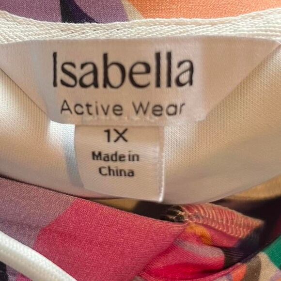 NWT multi-colored Isabella hoodie. Size 1x. - Picture 5 of 5
